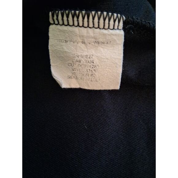 Pearl Izumi Cycling Shirt Women Large Black V-Neck Zip Pocket Long Sleeve EUC - Picture 7 of 7